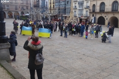 Una imagen de la concentración hoy sábado. /PC