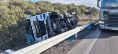 Una imagen de la N-122 a la altura del Madero esta mañana de viernes. /SN
