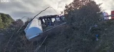 Una imagen de la N-122 a la altura del Madero esta mañana de viernes. /SN