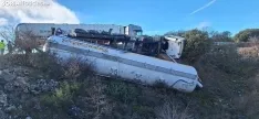 Una imagen de la N-122 a la altura del Madero esta mañana de viernes. /SN