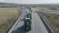 Foto 5 - Así hemos vivido el minuto a minuto de una tractorada que ha invadido las carreteras de Soria