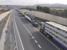 Foto 2 - Así hemos vivido el minuto a minuto de una tractorada que ha invadido las carreteras de Soria