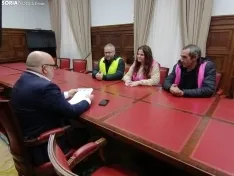 OPAS con el Subdelegado. /SN