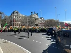 Imagen cedida por los manifestantes independientes