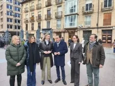 El acto del PP de esta mañana. 