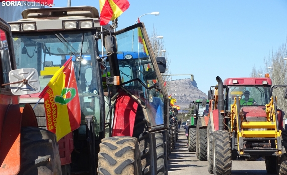 Las OPAs convocan concentraciones y cortes de carretera el 14 de febrero en Soria