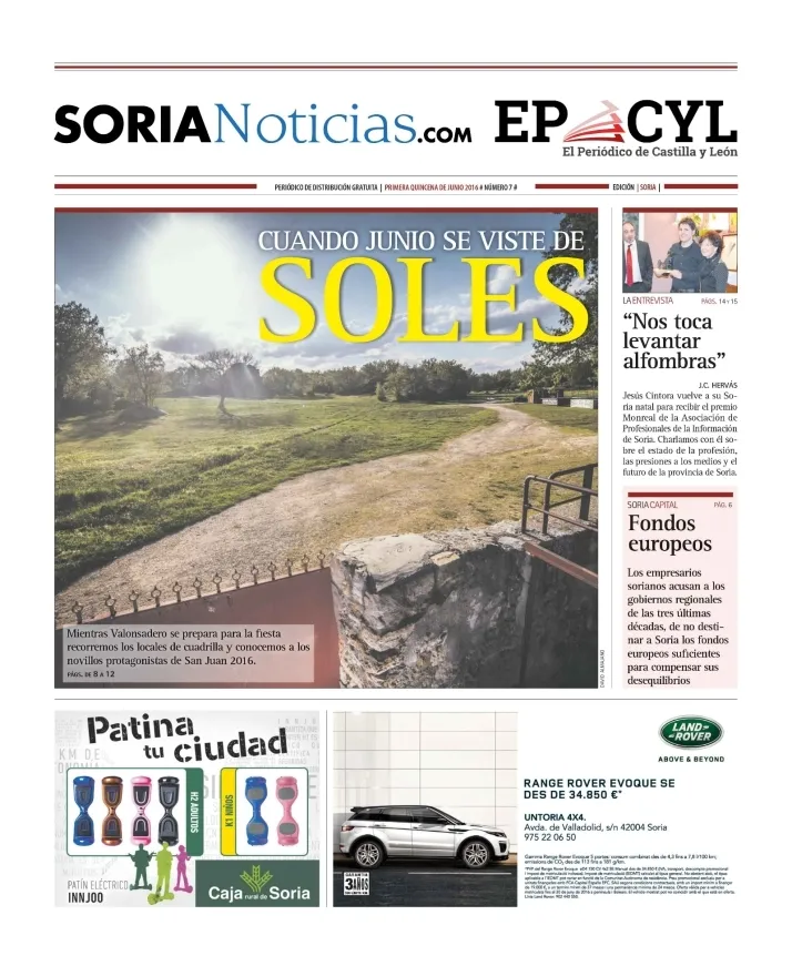 Galer&iacute;a: Las 150 portadas de Soria Noticias