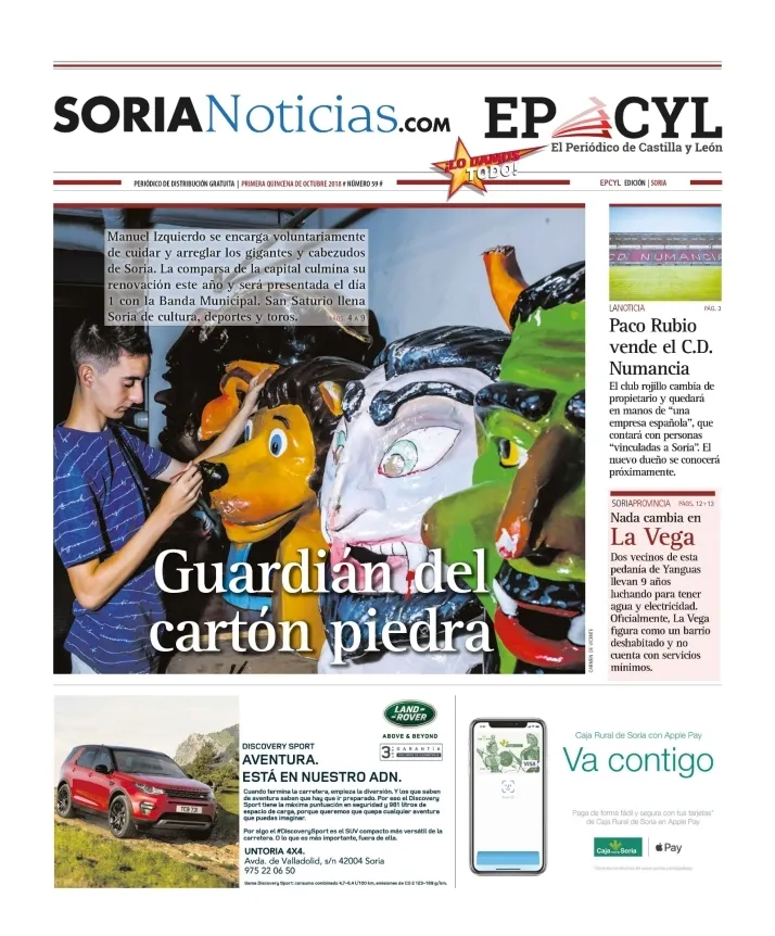 Galer&iacute;a: Las 150 portadas de Soria Noticias