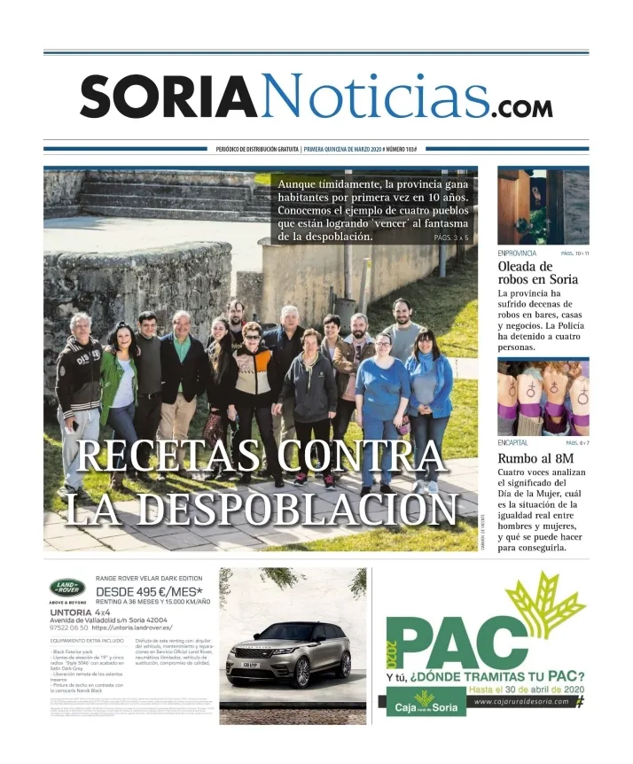 Galer&iacute;a: Las 150 portadas de Soria Noticias