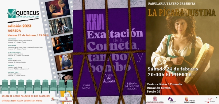 Cine, teatro y tambores para este fin de semana en Ágreda