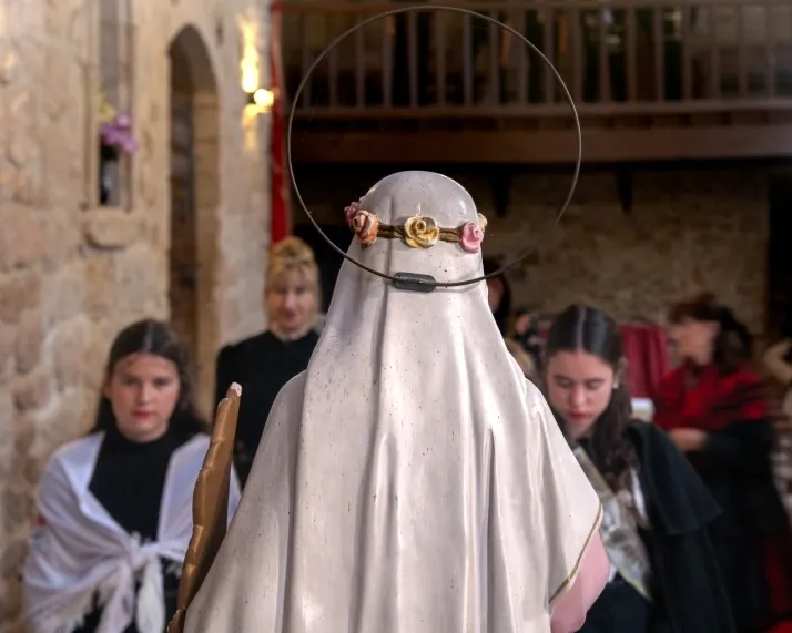 Celebración de Santa Águeda en Peñalba de San Esteban.