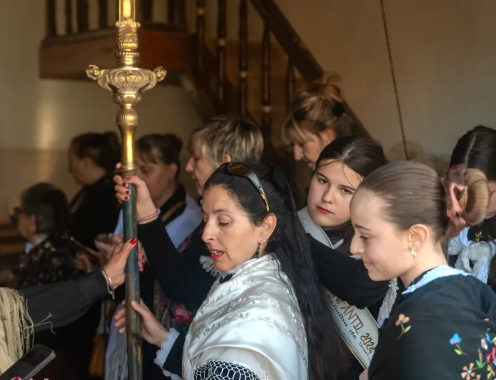Celebración de Santa Águeda en Peñalba de San Esteban.