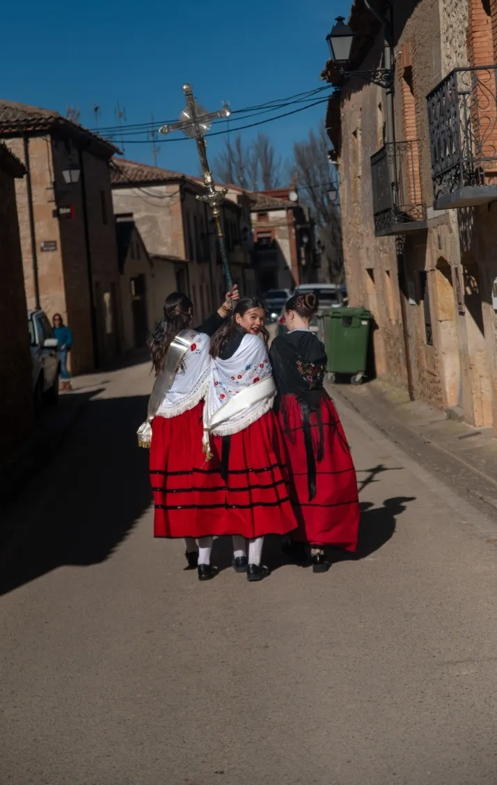 Celebración de Santa Águeda en Peñalba de San Esteban.