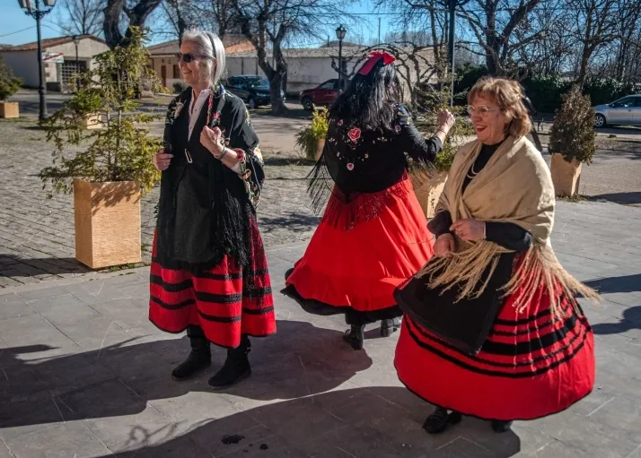 Celebración de Santa Águeda en Peñalba de San Esteban.