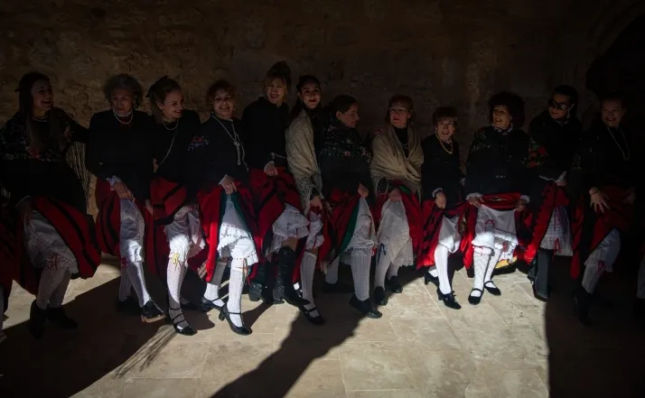 Celebración de Santa Águeda en Peñalba de San Esteban.