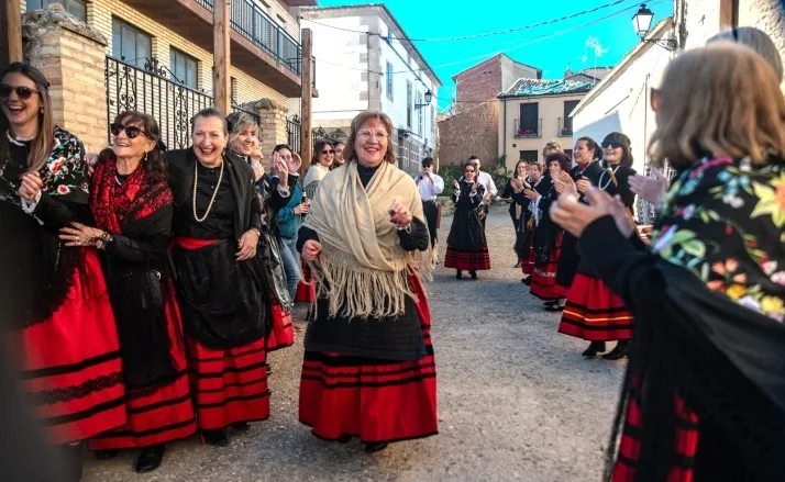 Celebración de Santa Águeda en Peñalba de San Esteban.
