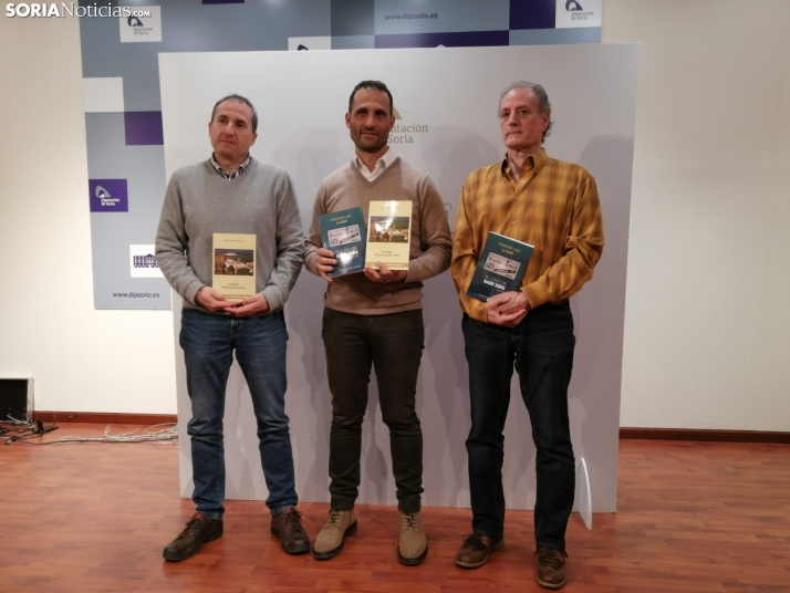 La Diputación presenta dos libros con el pueblo de Cascajosa y la radio de Soria como temas principales 