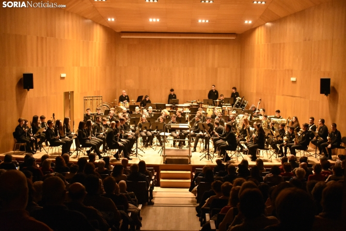 Concierto de la Banda de Soria en el Conservatorio.