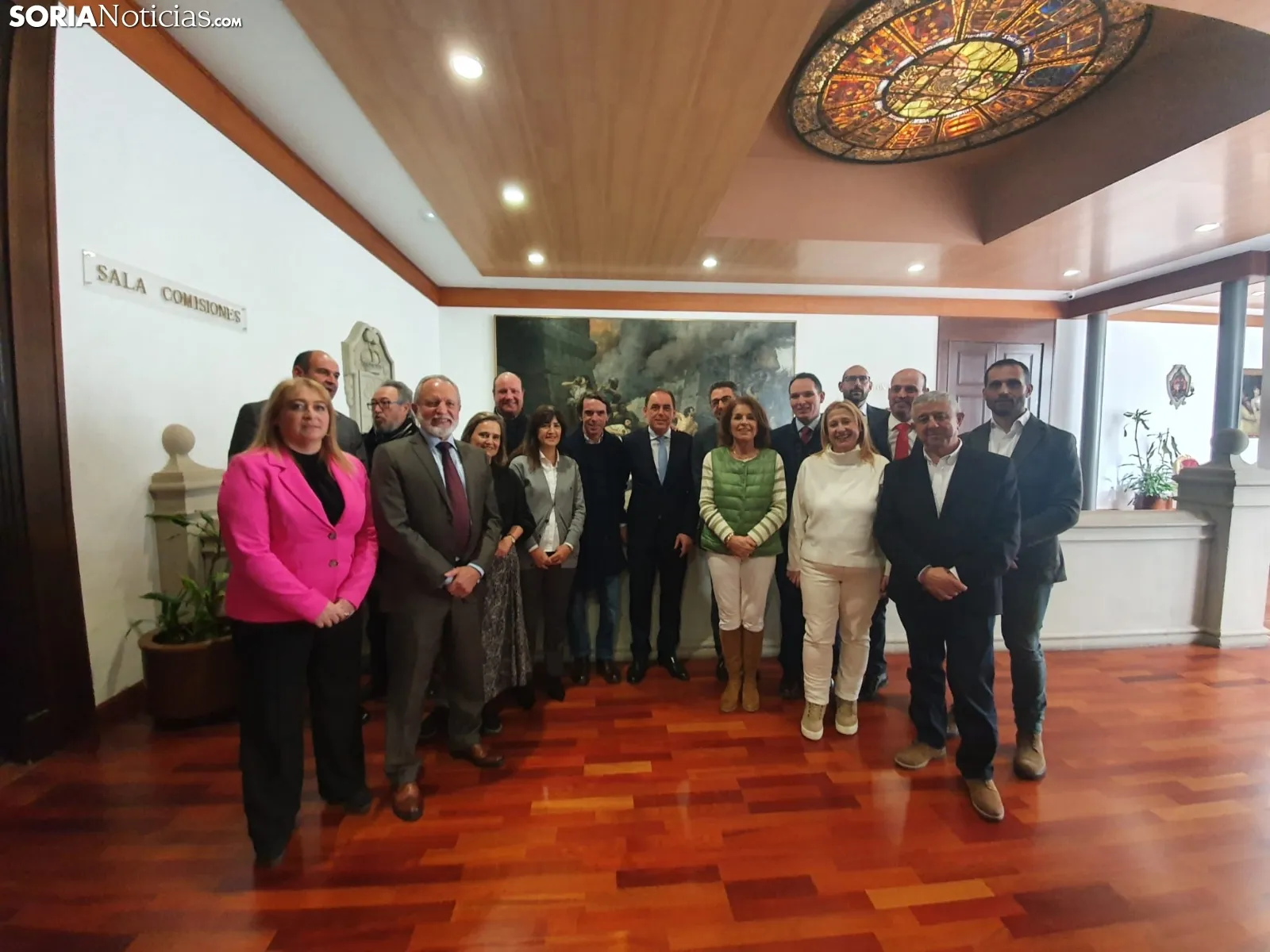 Foto 8 - Jos&eacute; Mar&iacute;a Aznar visita Soria