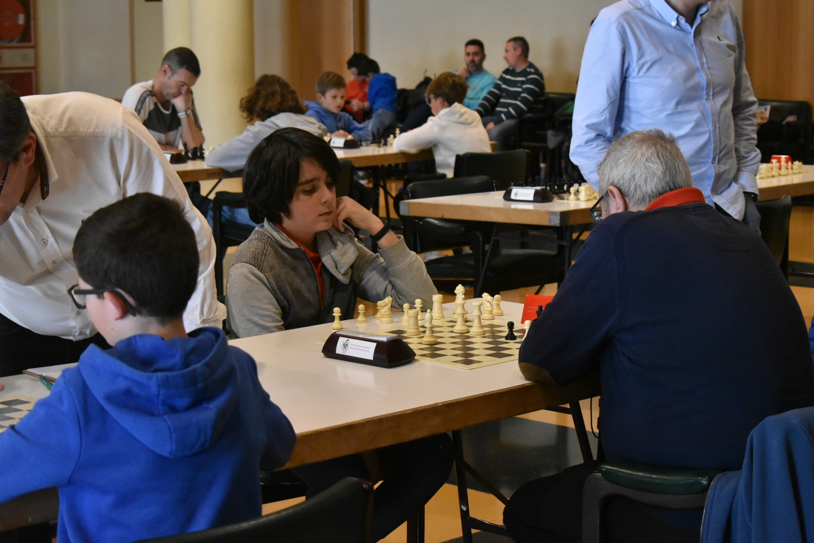 El Centro Social de Ólvega acoge su torneo de ajedrez