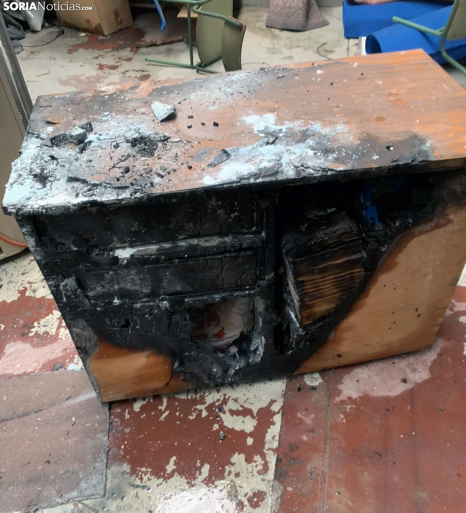 Una imagen del lugar del incendio. /SN