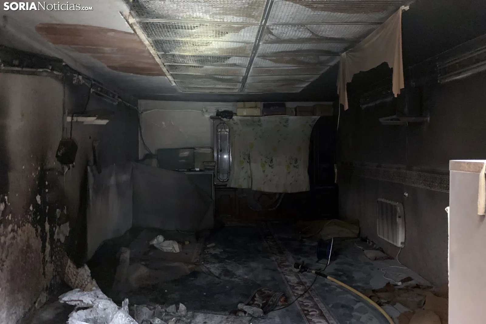 Una imagen del lugar del incendio. /SN
