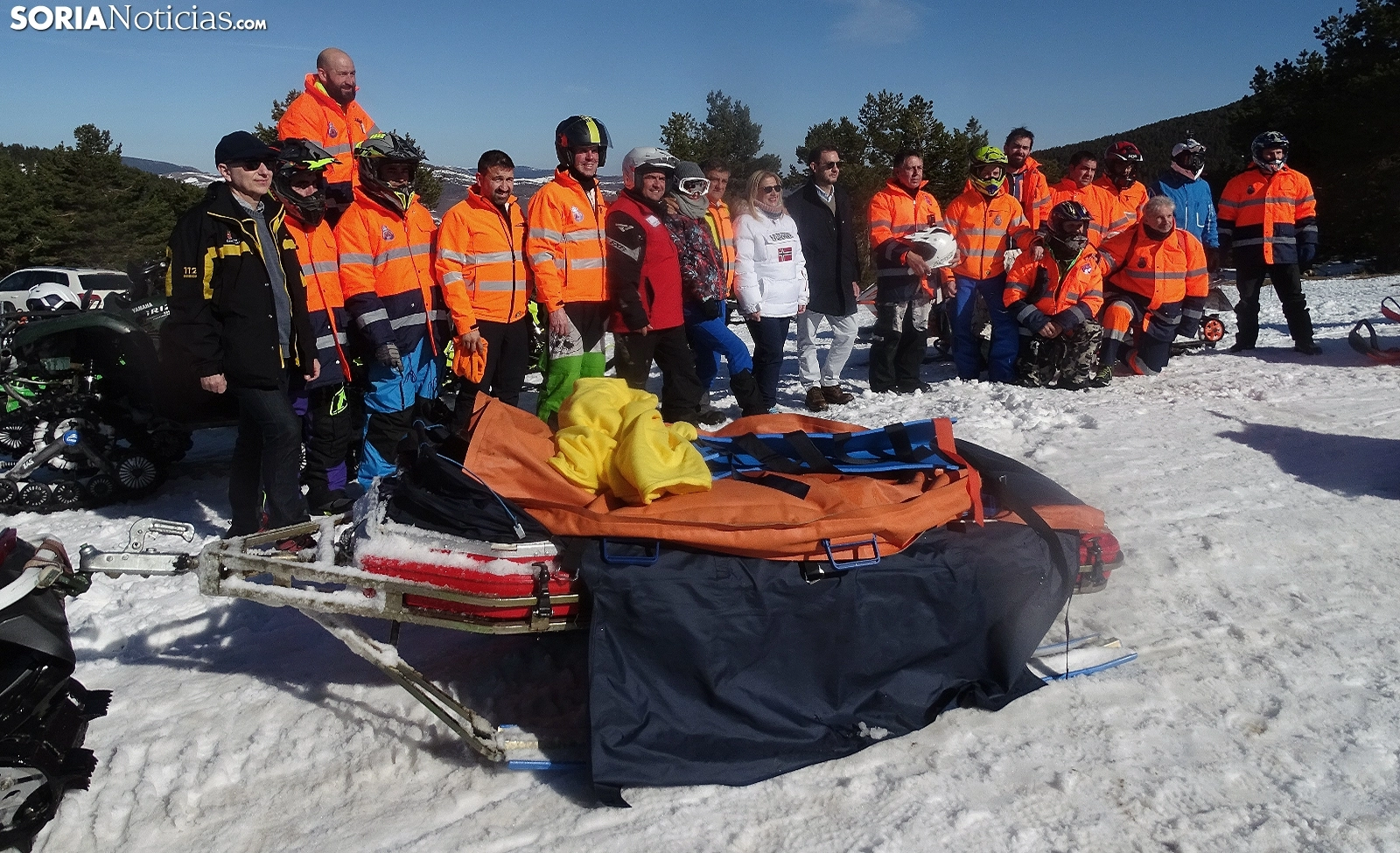 La Asociación Motonieve de Urbión recibirá 6.500 &euro; de Castilla y León para financiar intervenciones de emergencia