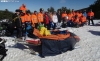 Miembros de la asociación pinariega tras un simulacro de rescate el año pasado. /PC