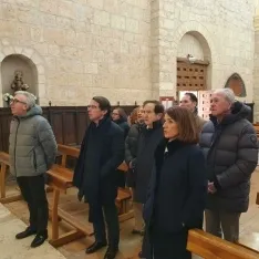 Imagen de la visita de Aznar a San Esteban. 