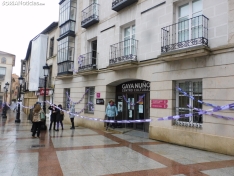 Cadeneta feminista del 8M en Soria. /SN