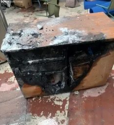 Una imagen del lugar del incendio. /SN