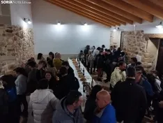 Una imagen del salón municipal este sábado. /SN
