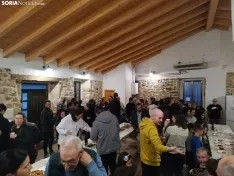 Una imagen del salón municipal este sábado. /SN