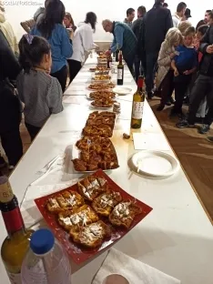 Una imagen del salón municipal este sábado. /SN