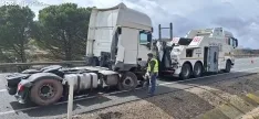 Rescate de un camión en la SO-20.