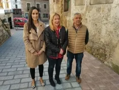 Visita de Yolanda de Gregorio a San Leonardo de Yagüe.