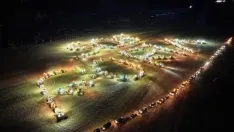 Una de las imágenes ayer en Garray. /SOS Rural