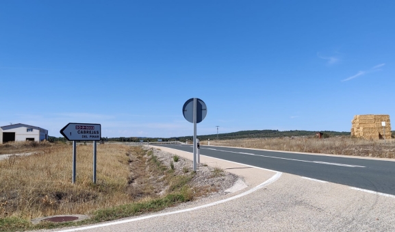 Aprobación provisional para la intersección de la N-234 con la carretera de Cabrejas del Pinar