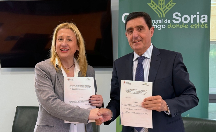 Caja Rural de Soria y Junta unen esfuerzos para el desarrollo de actividades educativas