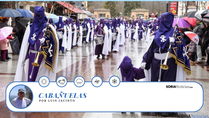 Las cabañuelas de Luis Jacinto auguran una Semana Santa con lluvias: Alguna procesión se podría suspender