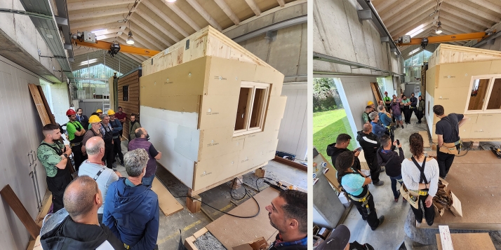 El proyecto Maderaula da un nuevo paso para industrializar la construcción con madera en Soria