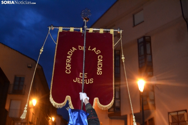 Una imagen del Jueves Santo 2024 en Soria. /PC