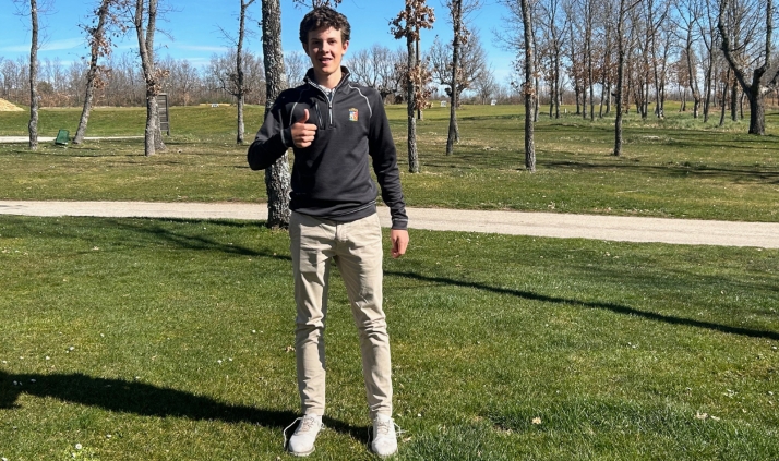 El joven golfista Miguel López acude al Puntuable Ranking Nacional Cadete Masculino 2024 