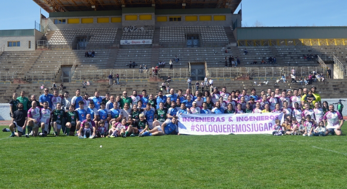 Rugby Soria mantiene en la competición su espíritu reivindicativo