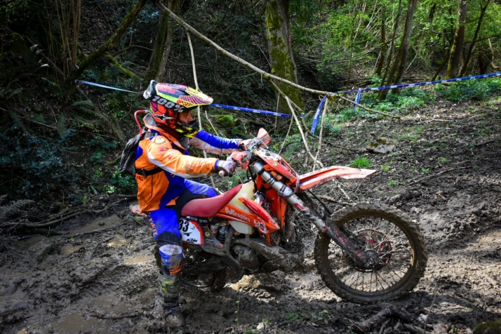 Lehior Yusta, mejor soriano en el Nacional de Hard Enduro en Oviedo