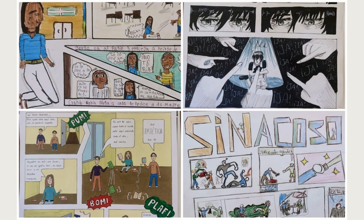 El CEIP de Golmayo abre la muestra Cómic sin Acoso este miércoles