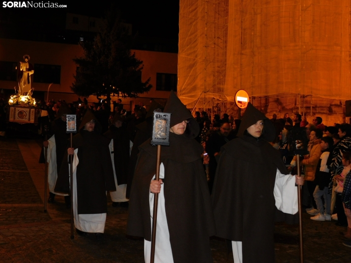 EN FOTOS | Las calles de Soria reciben por primera vez al Cristo de la Cena