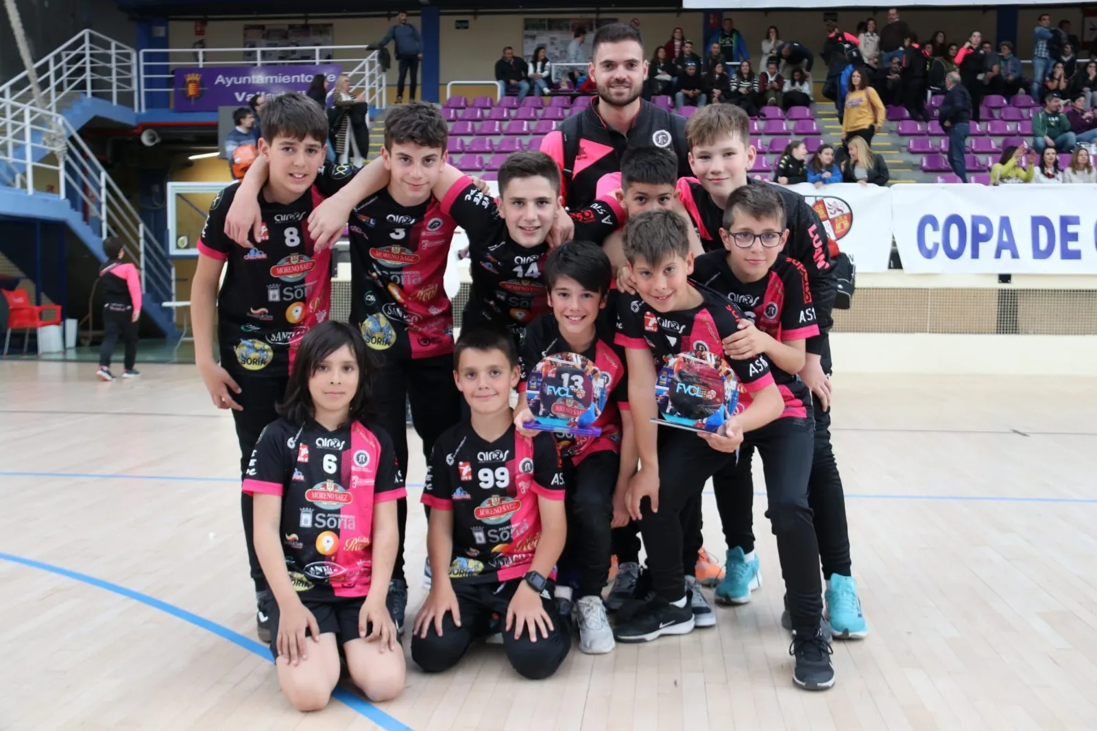 Una imagen de la presencia del Sporting en el campeonato. /CSSD