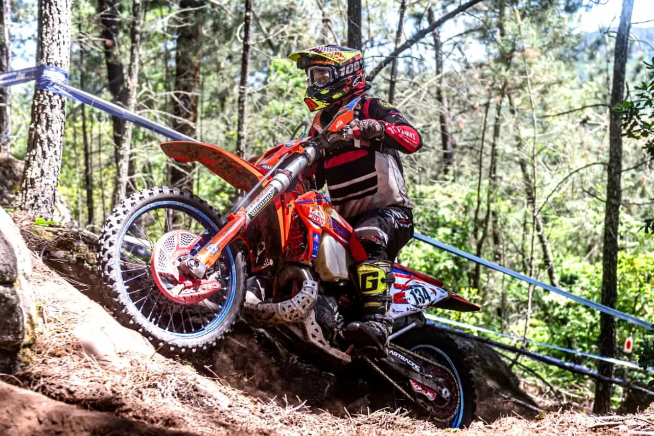 'Míchel', durante la prueba en tierras gallegas. /Art Racing Photo
