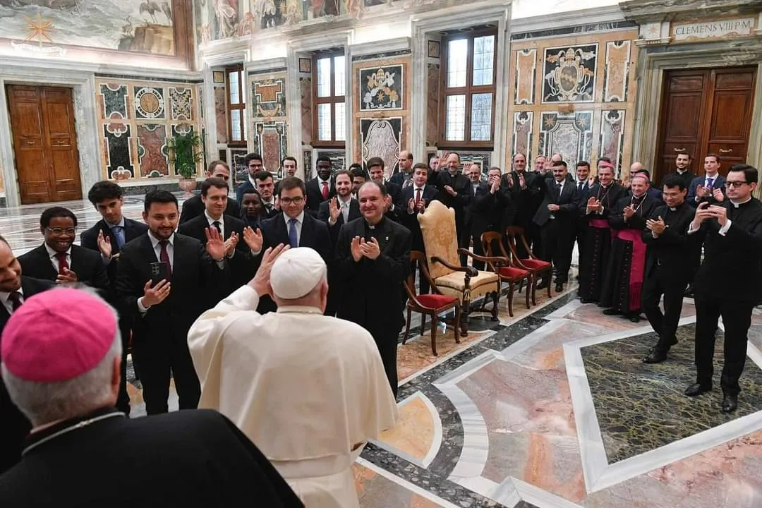 El Papa Francisco recibe a los seminaristas de El Burgo de Osma